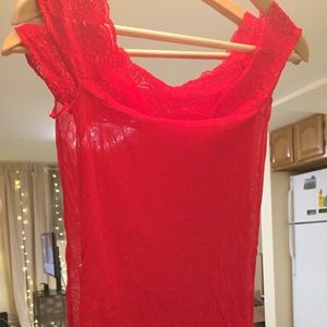 Sexy red slip